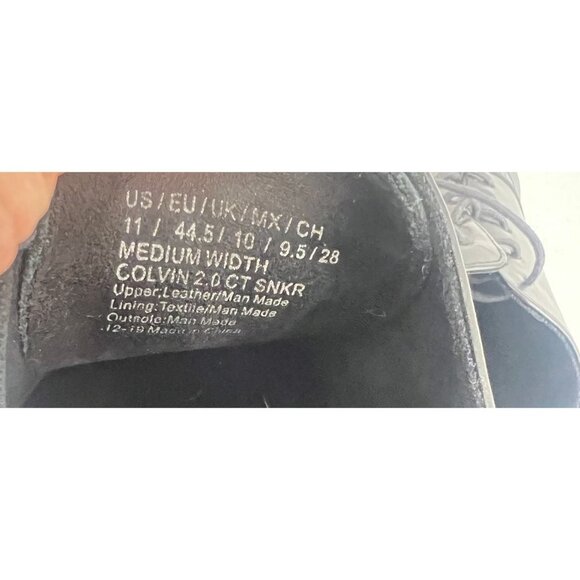 Kenneth Cole Men's Colvin 2.0 CT Oxfords Black Leather Shoes Comfort Size 11 - Picture 11 of 11